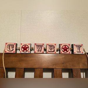 Cowboy Nursery Blocks